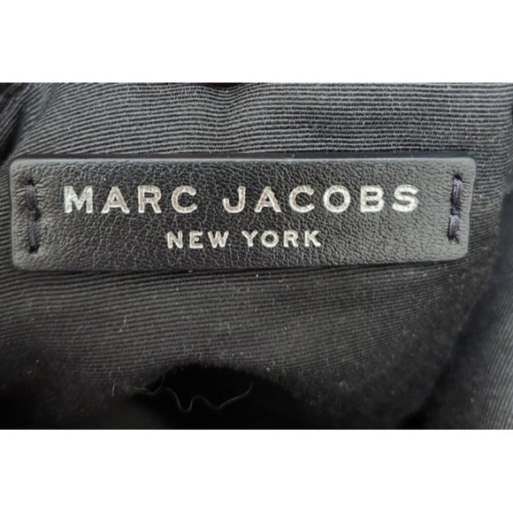 MARC JACOBS THE TEMPO LEATHER HOBO SHOULDER BAG BLACK - Picture 16 of 16
